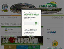 Tablet Screenshot of jaborandi.net